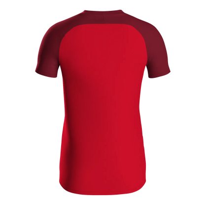 JAKO Poloshirt Iconic Kurzarm Unisex rot/weinrot Rücken 