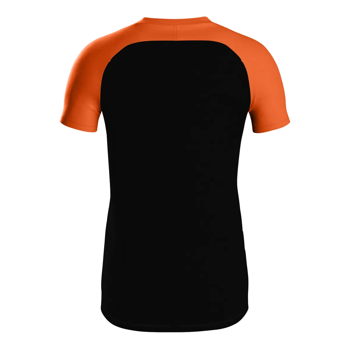 JAKO Poloshirt Iconic Kurzarm Unisex schwarz/neonorange Rücken #farbe_schwarz-neonorange