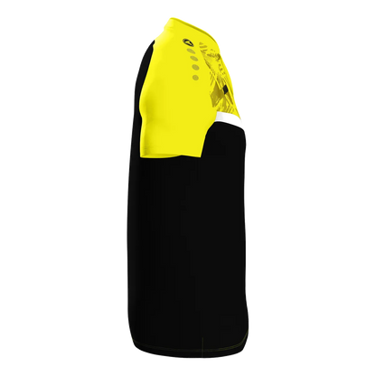JAKO Poloshirt Iconic Kurzarm Unisex schwarz/soft yellow Seite 