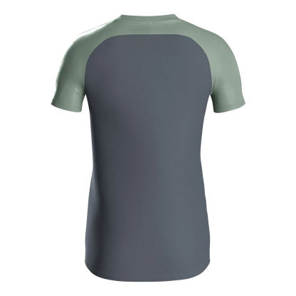 JAKO Poloshirt Iconic Kurzarm Unisex anthra light/mintgrün/soft grey Rücken 