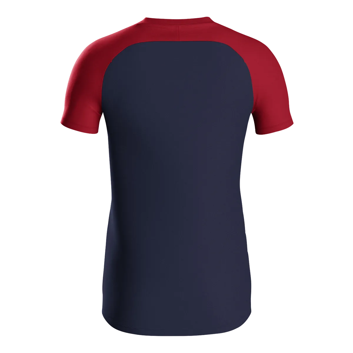 JAKO Poloshirt Iconic Kurzarm Unisex marine/chili rot Rücken 