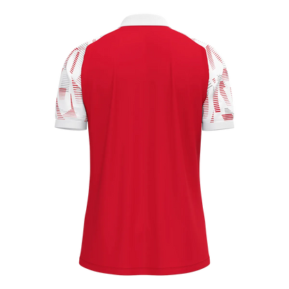 JAKO Poloshirt Sonic Kurzarm Unisex rot/weiß Rücken 
