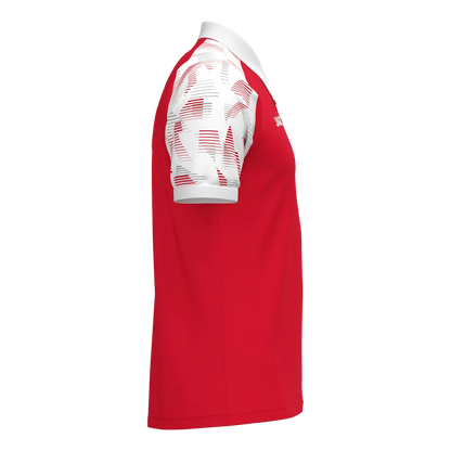 JAKO Poloshirt Sonic Kurzarm Kinder rot/weiß Seite 
