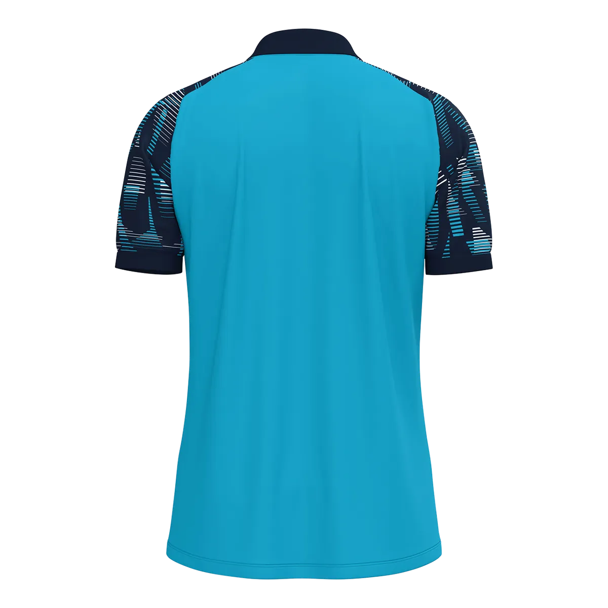JAKO Poloshirt Sonic Kurzarm Unisex aqua/marine Rücken 
