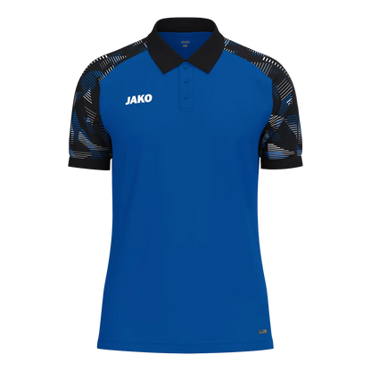 JAKO Poloshirt Sonic Kurzarm Unisex royal/schwarz Front 