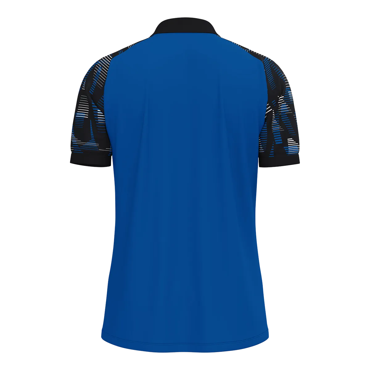 JAKO Poloshirt Sonic Kurzarm Unisex royal/schwarz Rücken #farbe_royal-schwarz