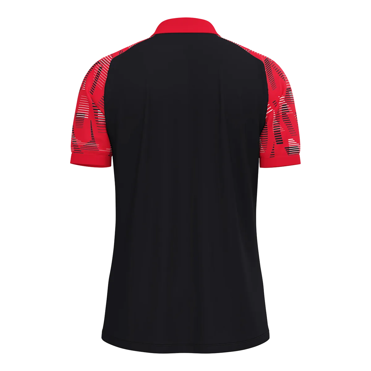 JAKO Poloshirt Sonic Kurzarm Kinder schwarz/rot Rücken 