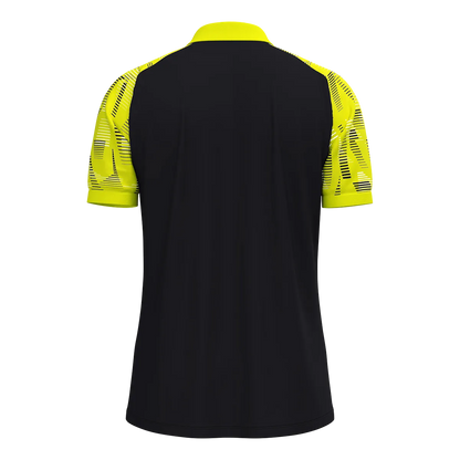 JAKO Poloshirt Sonic Kurzarm Kinder schwarz/neongelb Rücken 