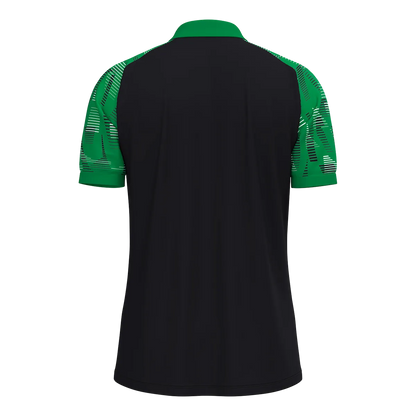JAKO Poloshirt Sonic Kurzarm Kinder schwarz/grün Rücken 