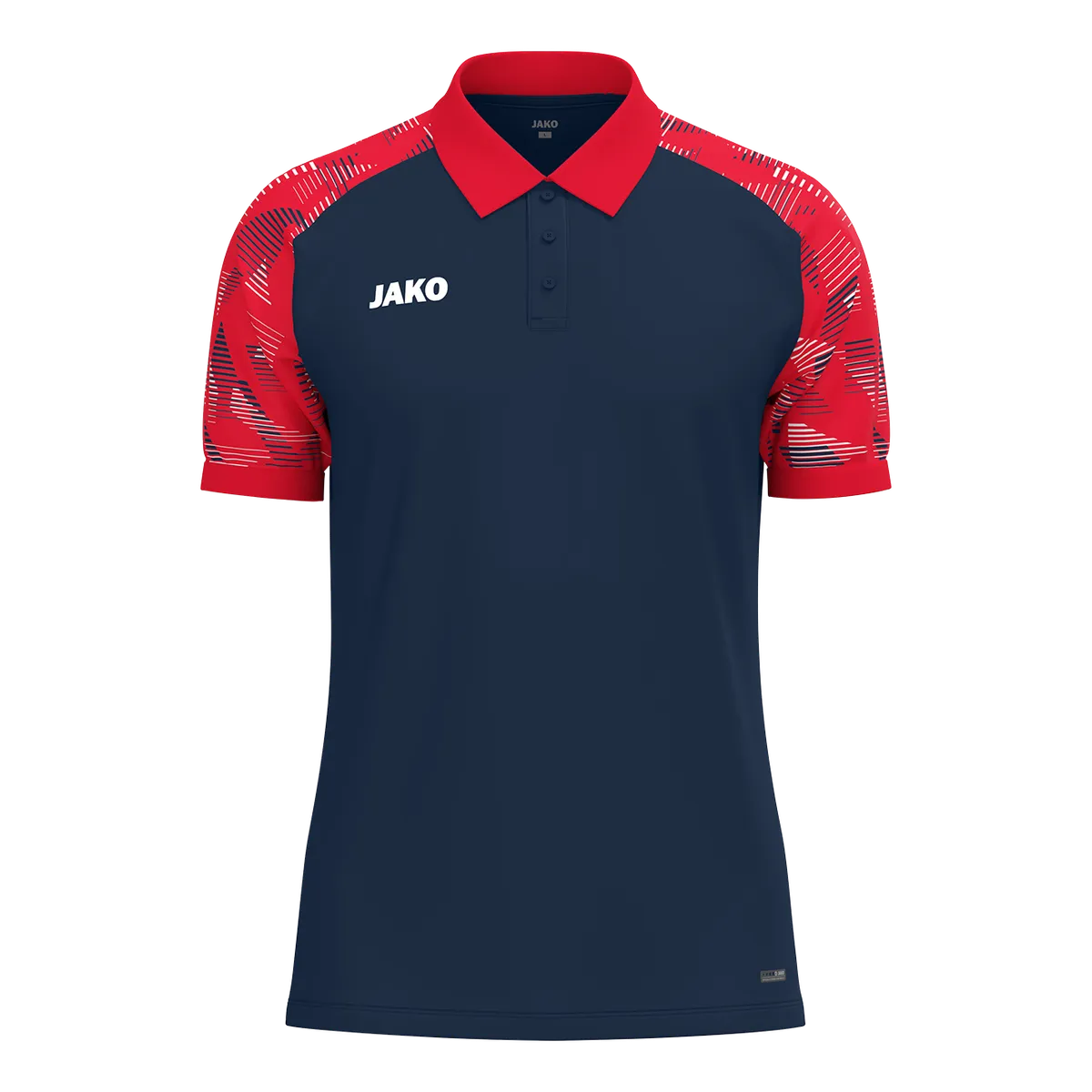 JAKO Poloshirt Sonic Kurzarm Kinder marine/rot Front 