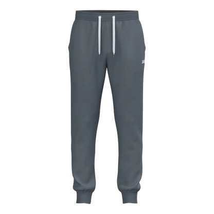 JAKO Jogginghose One Cotton mit Bündchen Kinder grau Front 