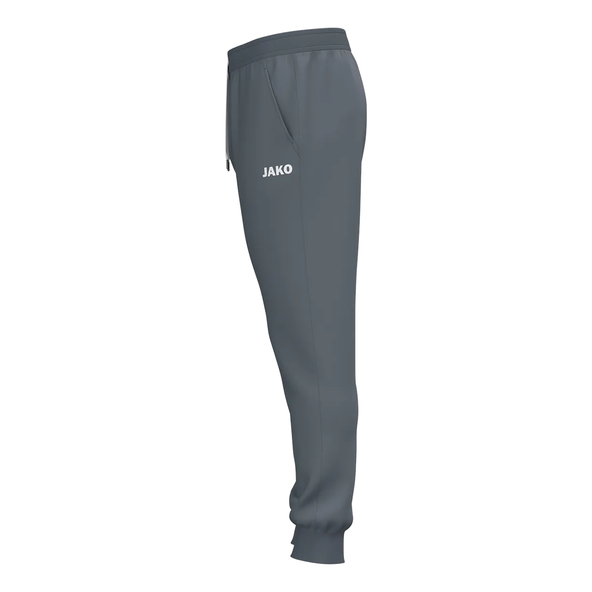 JAKO Jogginghose One Cotton mit Bündchen Unisex grau Seite 