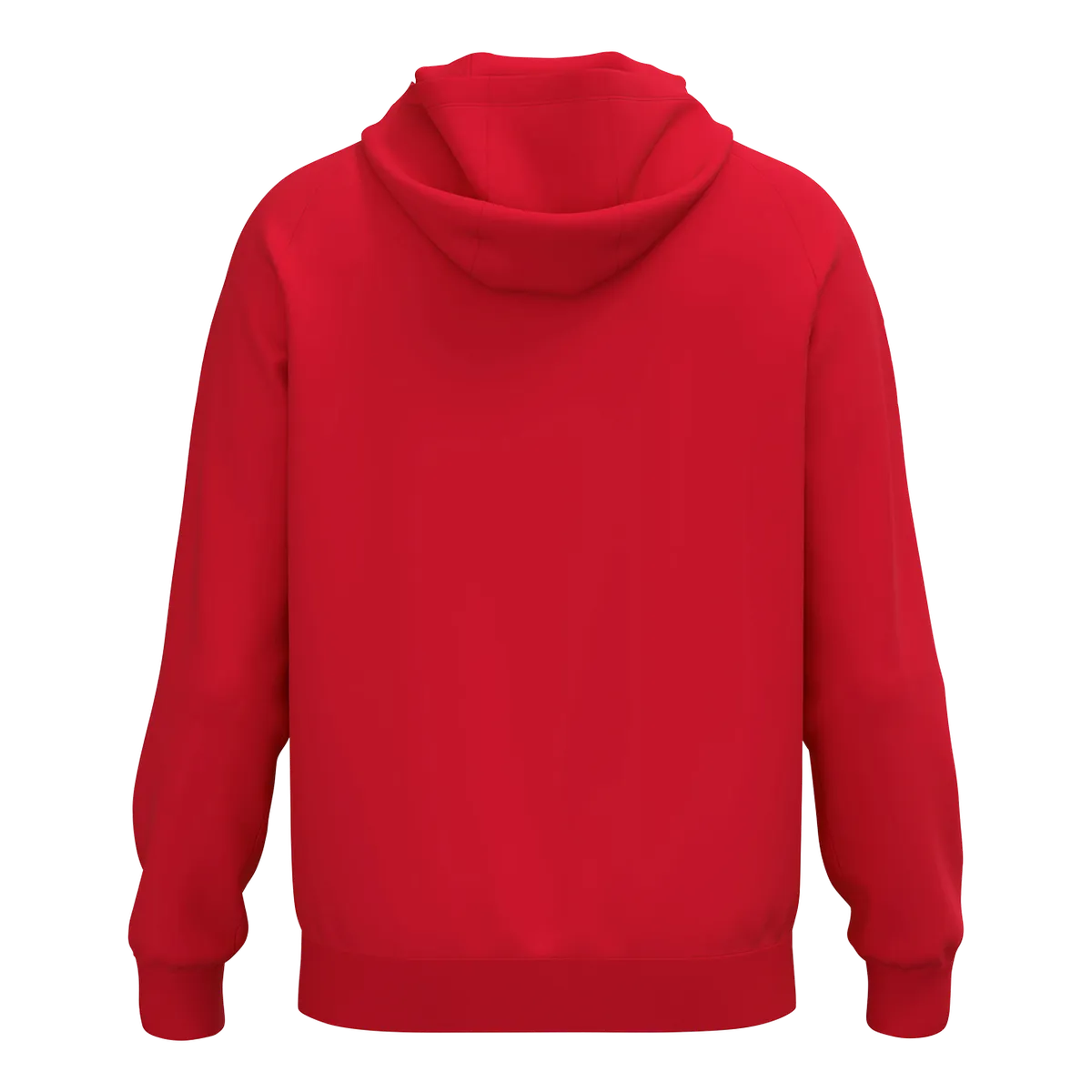 JAKO Kapuzensweat ONE Cotton Unisex rot Rücken #farbe_rot
