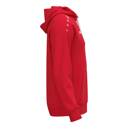 JAKO Kapuzensweat ONE Cotton Kinder rot Seite 