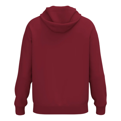 JAKO Kapuzensweat ONE Cotton Kinder bordeaux Rücken 