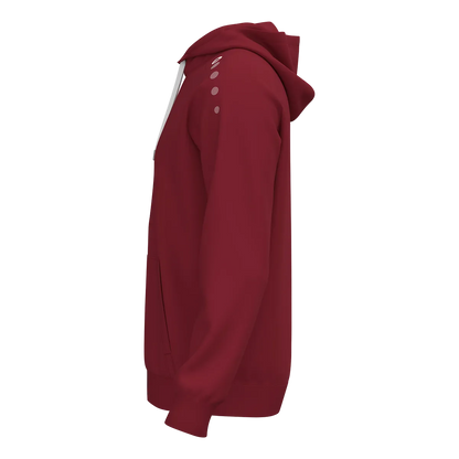 JAKO Kapuzensweat ONE Cotton Unisex bordeaux Seite 