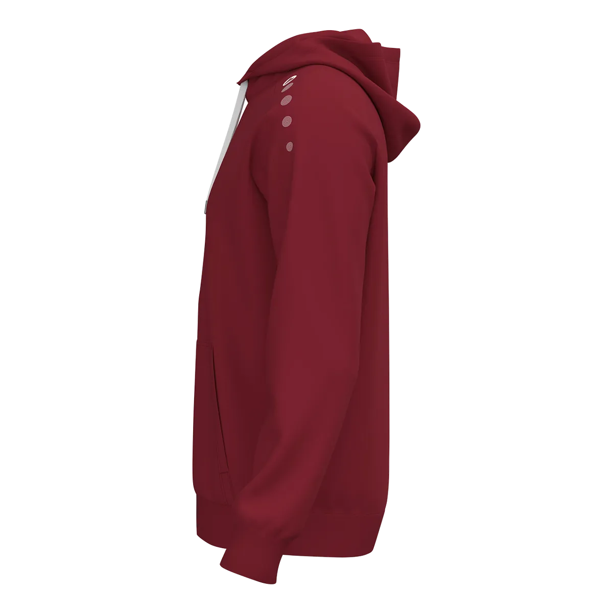 JAKO Kapuzensweat ONE Cotton Kinder bordeaux Seite 