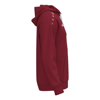 JAKO Kapuzensweat ONE Cotton Unisex bordeaux Seite 