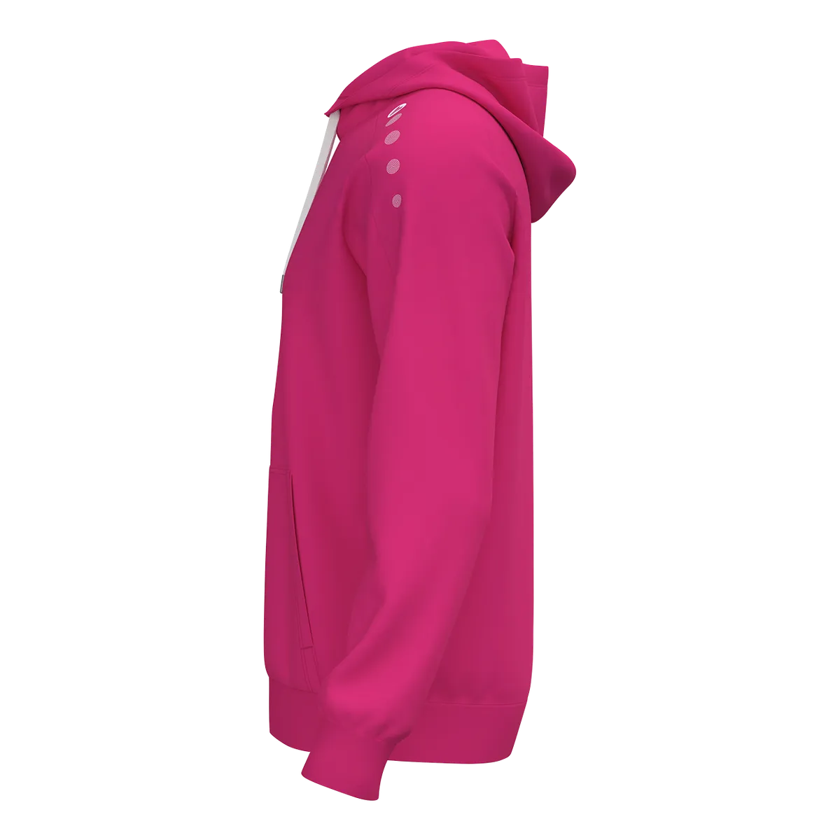 JAKO Kapuzensweat ONE Cotton Kinder deep pink Seite 