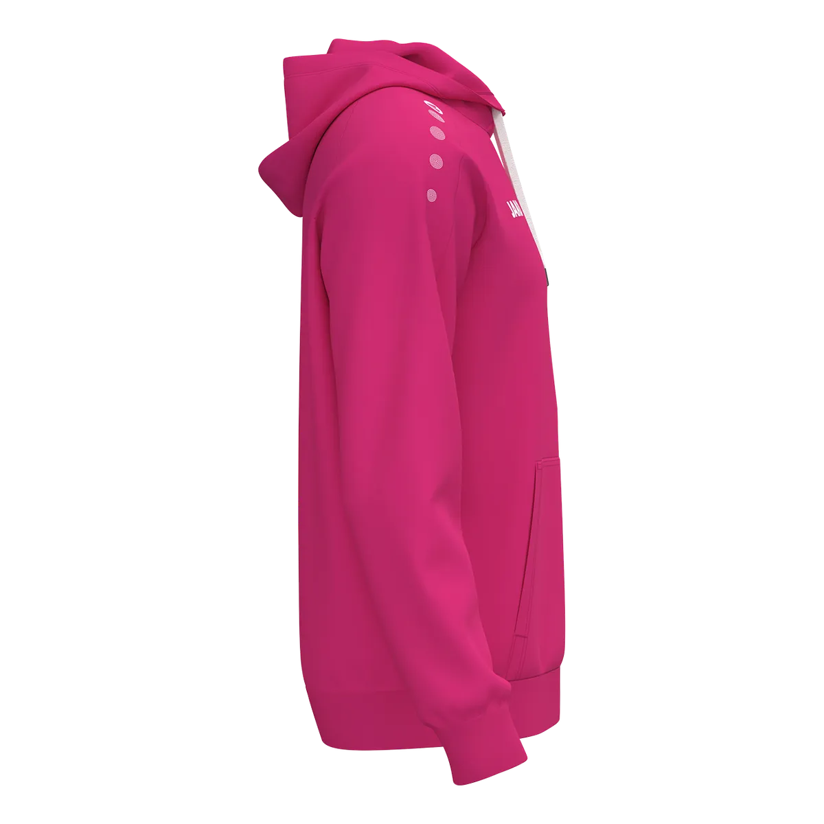 JAKO Kapuzensweat ONE Cotton Unisex deep pink Seite 