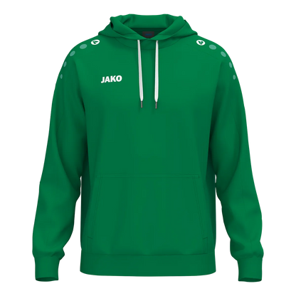 JAKO Kapuzensweat ONE Cotton Unisex sportgrün Front 