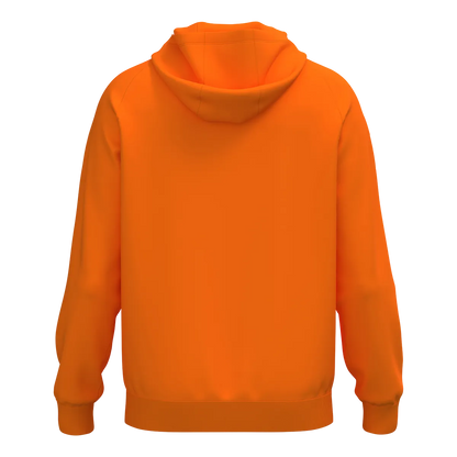 JAKO Kapuzensweat ONE Cotton Kinder neonorange Rücken 