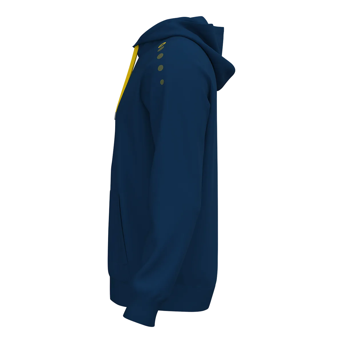 JAKO Kapuzensweat ONE Cotton Unisex navy/citro Seite 