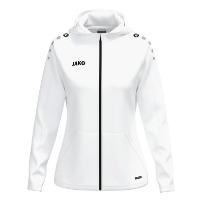 JAKO Kapuzenjacke ONE Damen weiß Front 