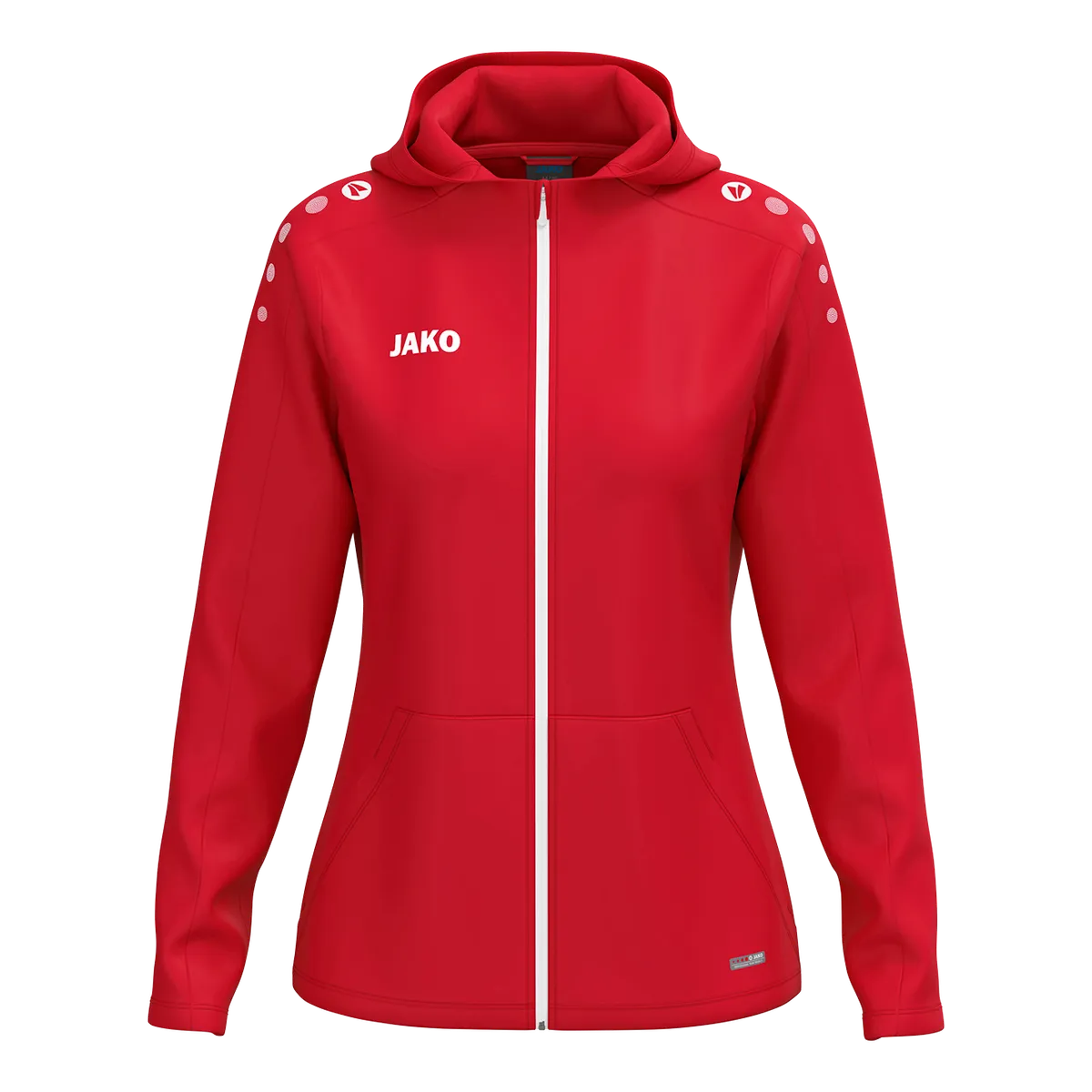 JAKO Kapuzenjacke ONE Damen rot Front 