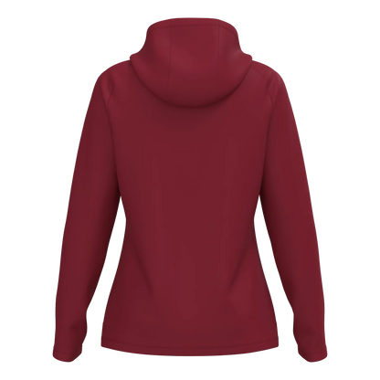 JAKO Kapuzenjacke ONE Damen bordeaux Rücken 