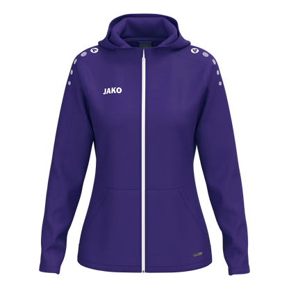 JAKO Kapuzenjacke ONE Damen violett Front 