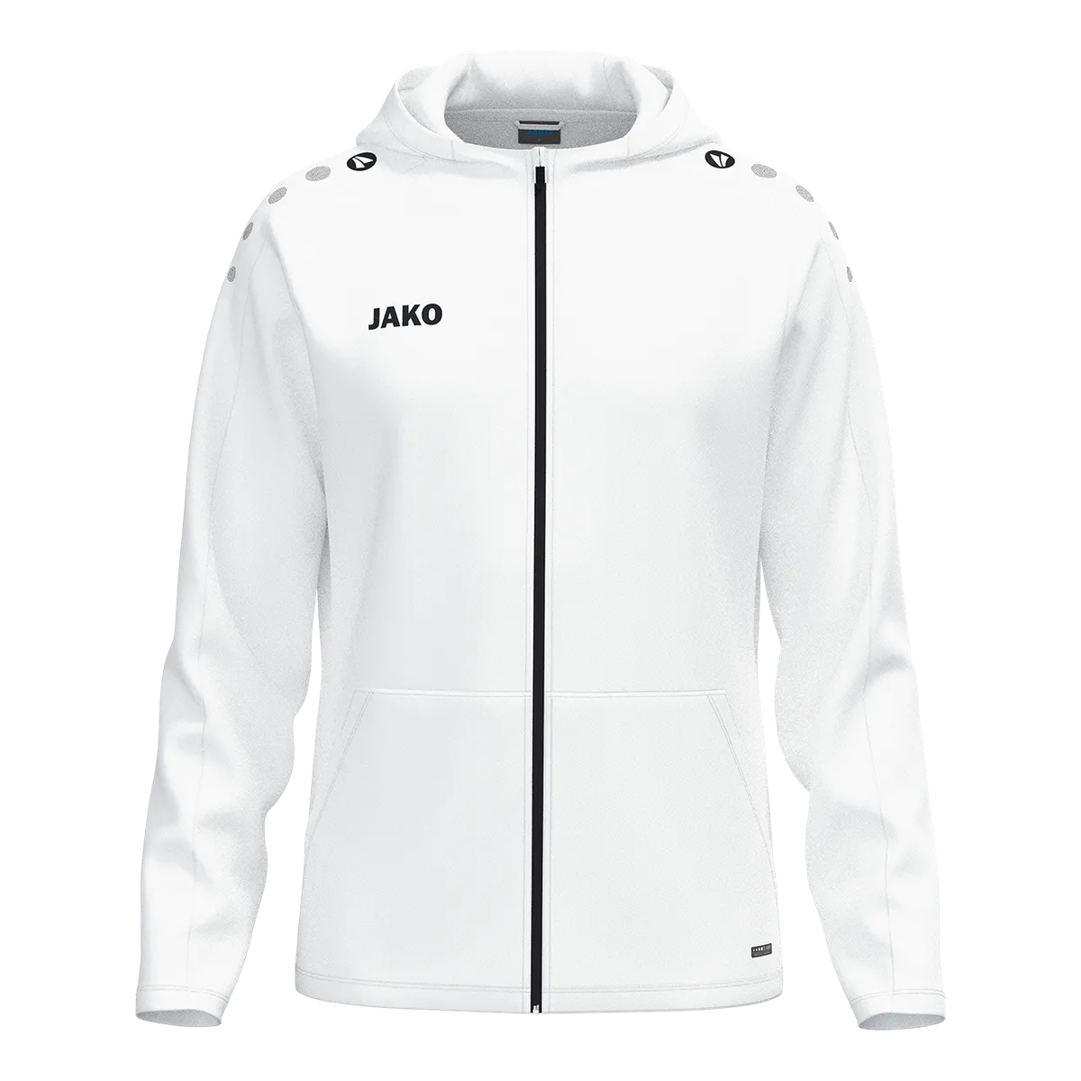 JAKO Kapuzenjacke ONE Unisex weiß Front 