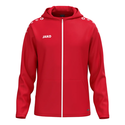 JAKO Kapuzenjacke ONE Unisex rot Front 