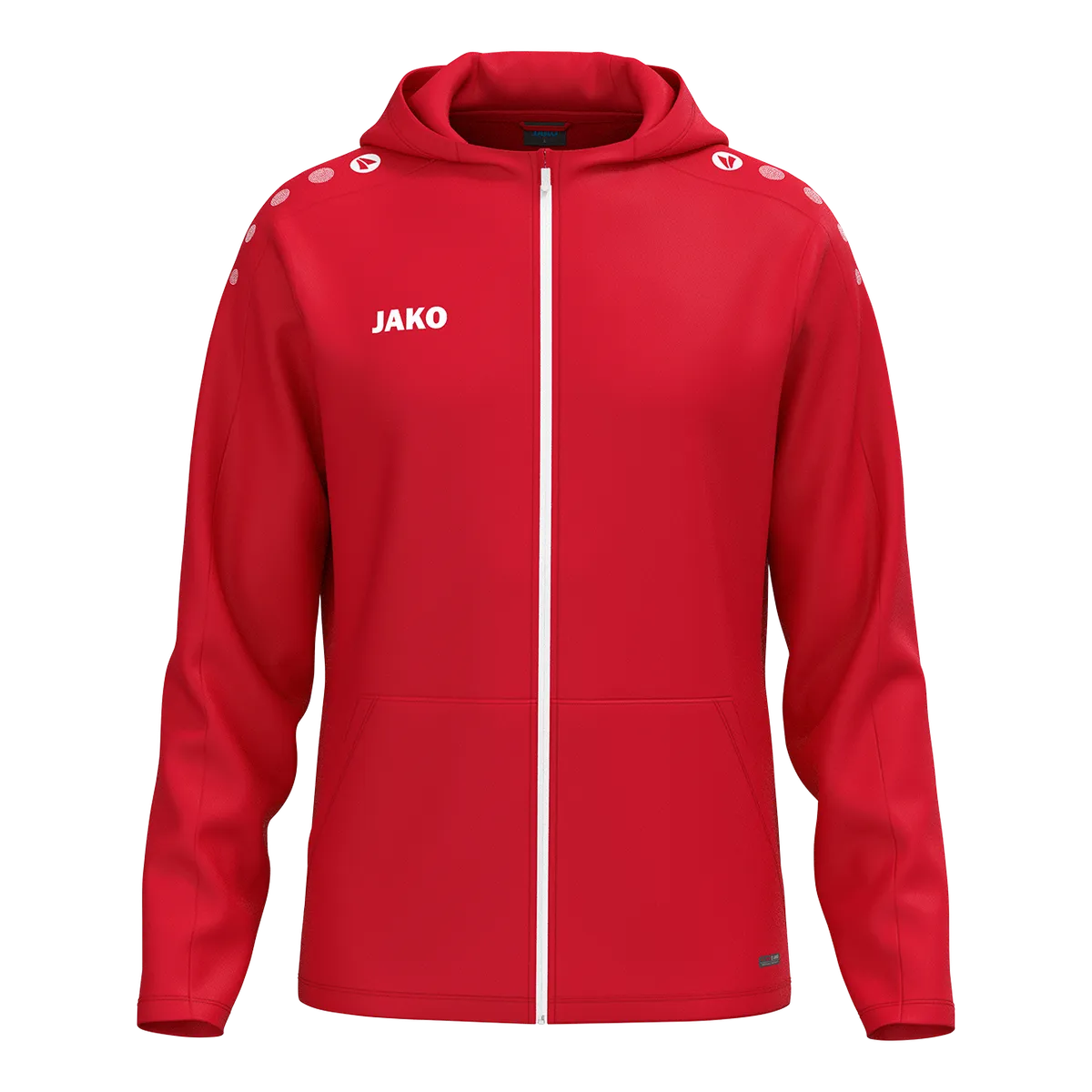 JAKO Kapuzenjacke ONE Kinder rot Front 