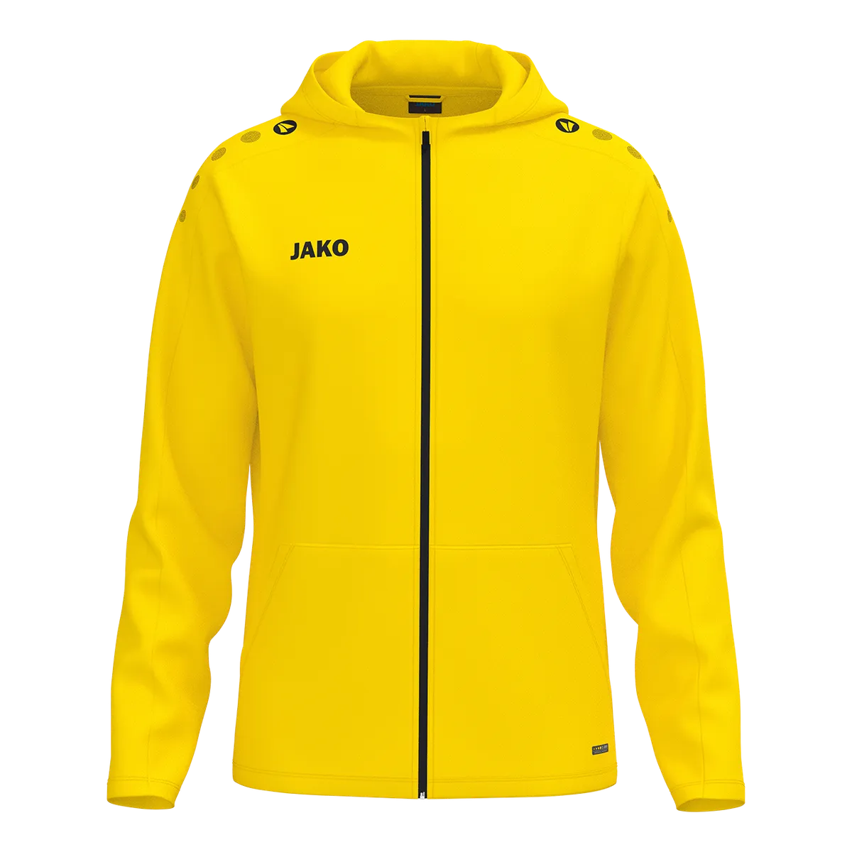 JAKO Kapuzenjacke ONE Kinder gelb Front 