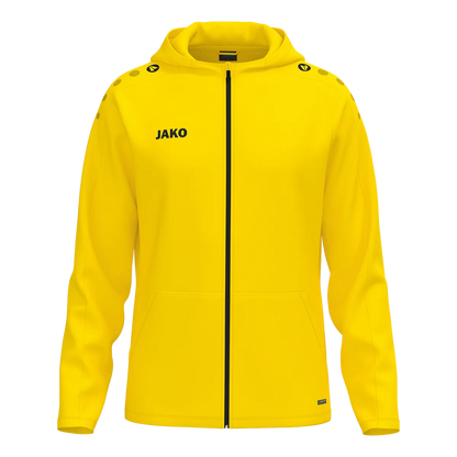 JAKO Kapuzenjacke ONE Kinder gelb Front 