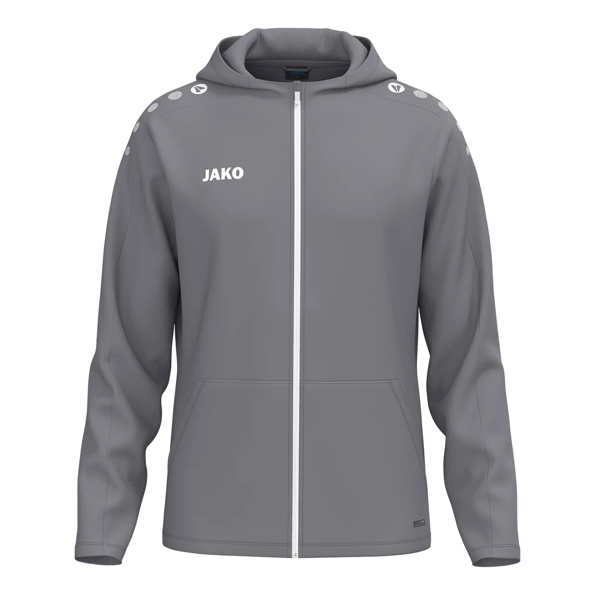 JAKO Kapuzenjacke ONE Unisex grau Front 