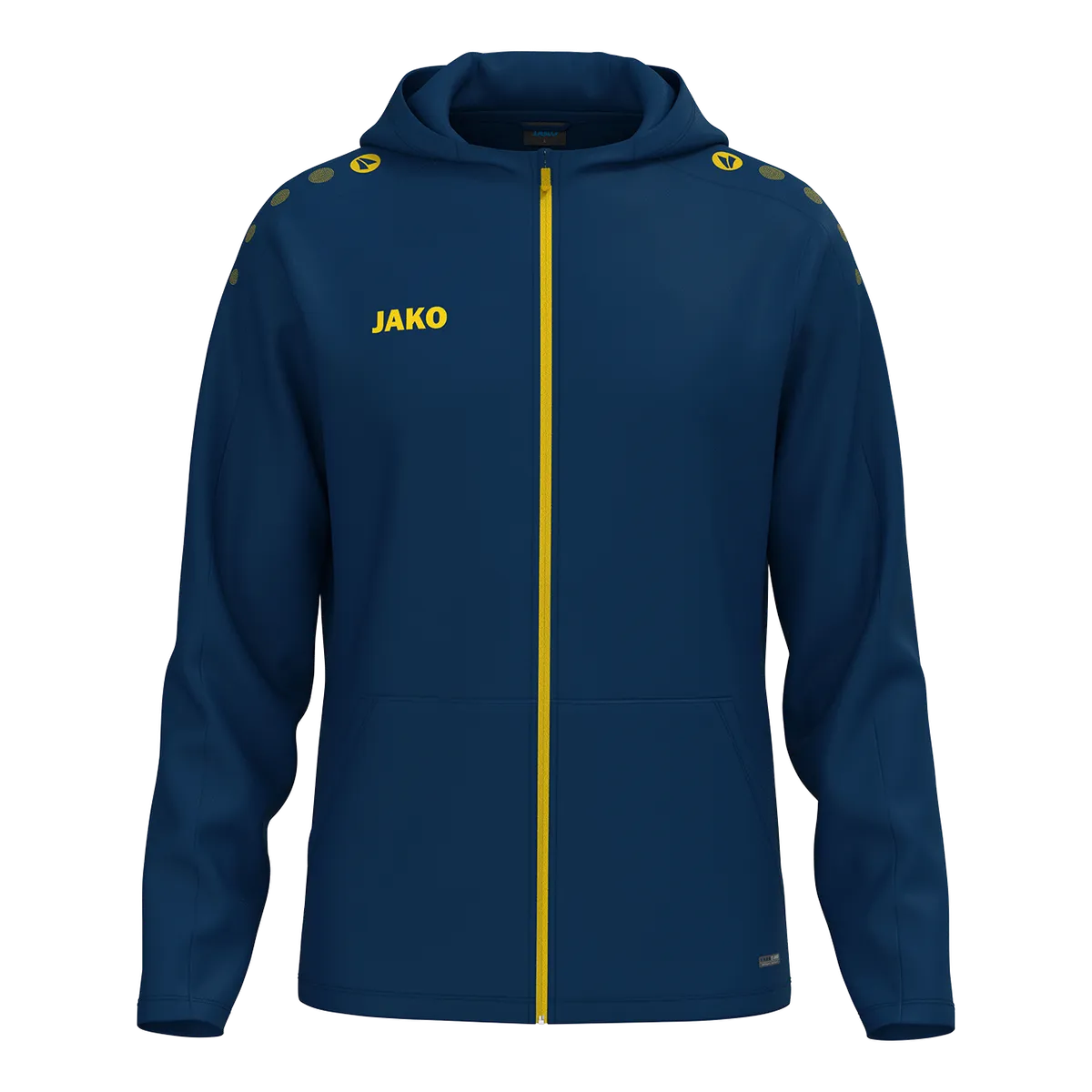 JAKO Kapuzenjacke ONE Unisex navy/citro Front 