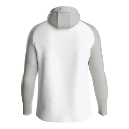 JAKO Kapuzenjacke Iconic Damen weiß/soft grey/anthra light Rücken 