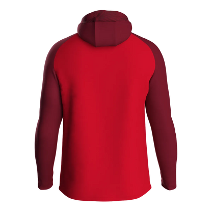 JAKO Kapuzenjacke Iconic Kinder rot/weinrot Rücken 