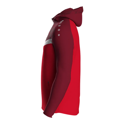 JAKO Kapuzenjacke Iconic Damen rot/weinrot Seite 