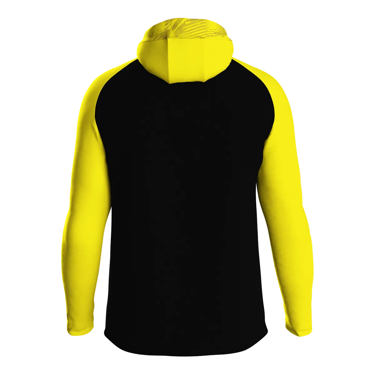 JAKO Kapuzenjacke Iconic Damen schwarz/soft yellow Rücken 
