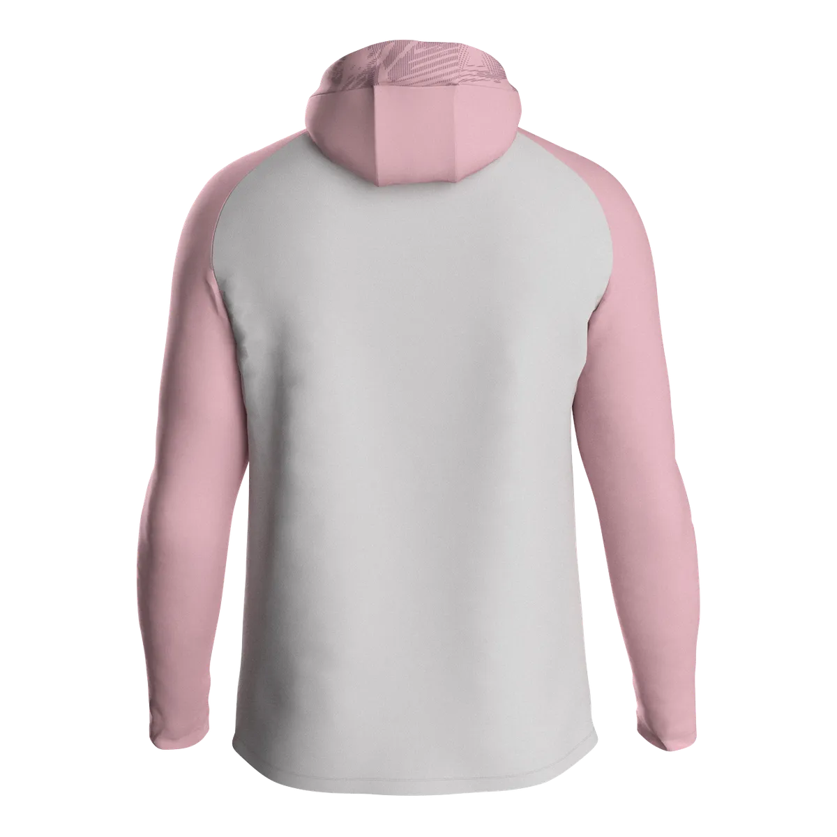 JAKO Kapuzenjacke Iconic Unisex soft grey/dusky pink/anthra light Rücken 
