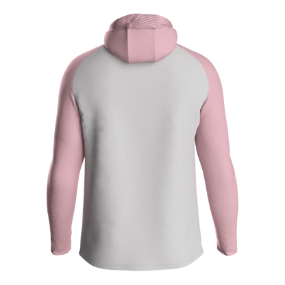JAKO Kapuzenjacke Iconic Unisex soft grey/dusky pink/anthra light Rücken 