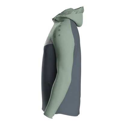 JAKO Kapuzenjacke Iconic Kinder anthra light/mintgrün/soft grey Seite 