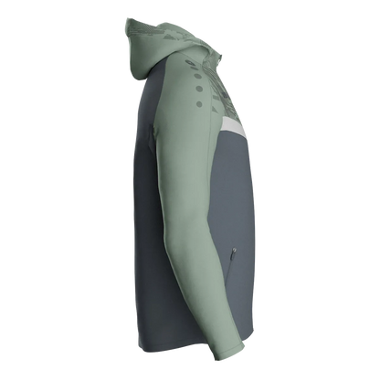 JAKO Kapuzenjacke Iconic Kinder anthra light/mintgrün/soft grey Seite 