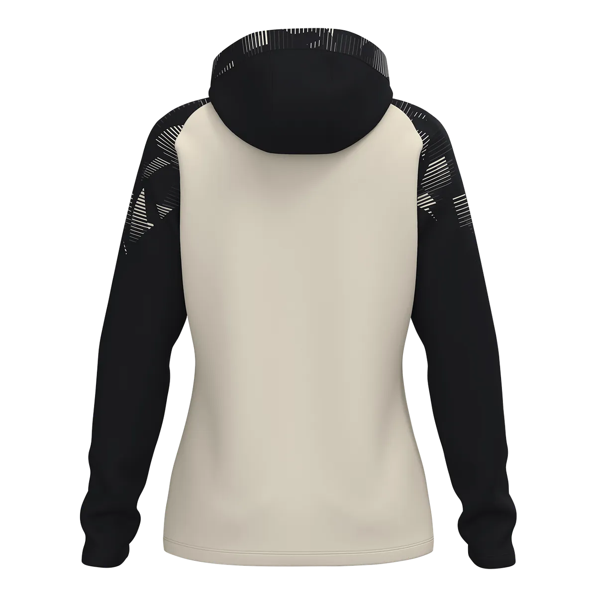 JAKO Kapuzenjacke Sonic Damen off white/schwarz Rücken #farbe_off-white-schwarz