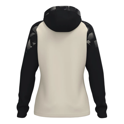 JAKO Kapuzenjacke Sonic Damen off white/schwarz Rücken 