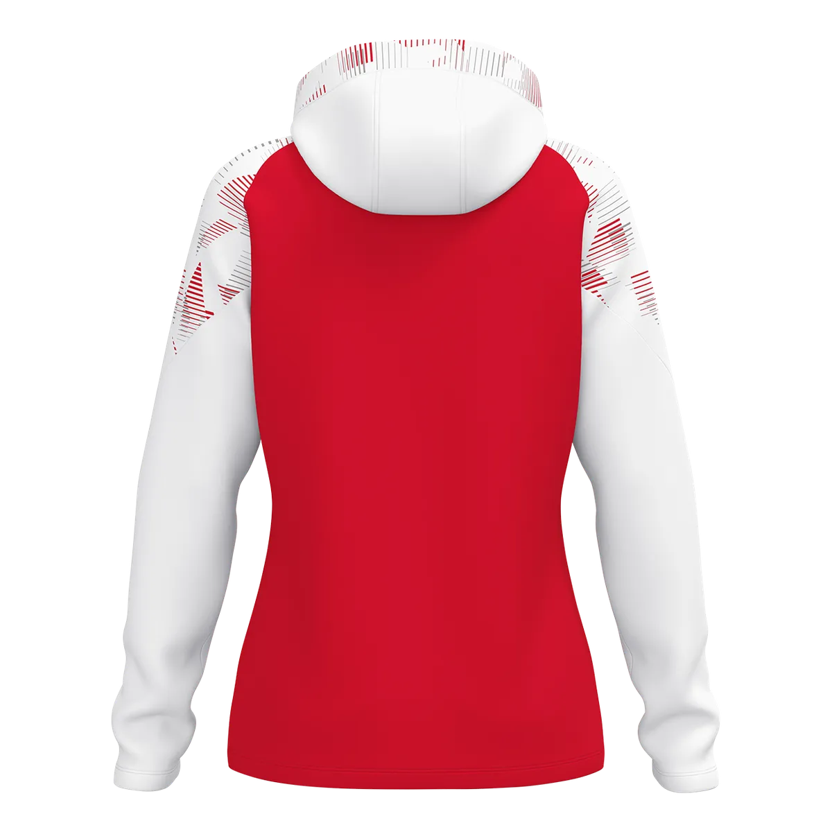 JAKO Kapuzenjacke Sonic Damen rot/weiß Rücken 