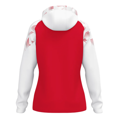 JAKO Kapuzenjacke Sonic Damen rot/weiß Rücken 